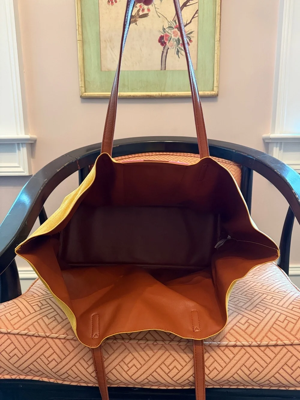 Yellow Velvet Tote